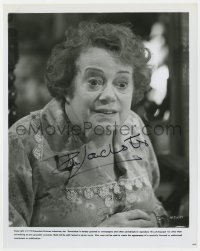 4x356 ELSA LANCHESTER signed 8.25x10.25 still 1976 later in career, appearing in Murder by Death!