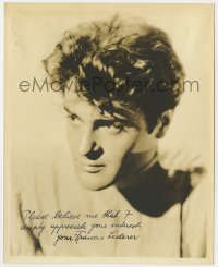 4x361 FRANCIS LEDERER signed deluxe 8x10 still 1920s great youthful close portrait of the actor!
