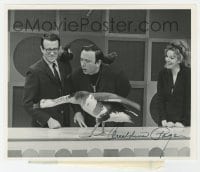 4x370 GERALDINE PAGE signed TV 8x10 still 1970s with David McKelvey, Mark Russell & goose!
