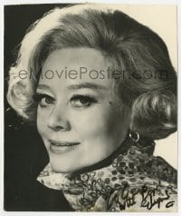 4x376 GLYNIS JOHNS signed deluxe 8x9.5 publicity photo 1970s great portrait of the English actress!