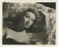 4x380 GREER GARSON signed deluxe 8x10 still 1940s pleasant memories of Valley of Decision!