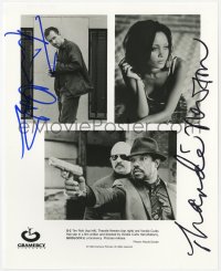 4x381 GRIDLOCK'D signed 8x10 still 1997 by BOTH Tim Roth AND Thandie Newton!