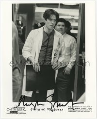 4x394 HUGH GRANT signed 8x10 still 1996 close up as a doctor in hospital in Extreme Measures!