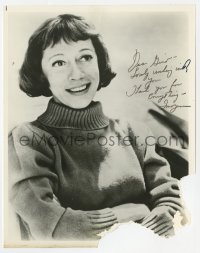 4x397 IMOGENE COCA signed 8x10 publicity photo 1960s smiling portrait of the actress/comedienne!
