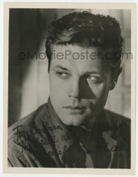 4x806 JACK LORD signed 8x10.25 REPRO still 1970s youthful head & shoulders portrait of the star!