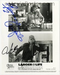 4x445 LARGER THAN LIFE signed 8x10 still 1996 by BOTH Janeane Garofalo AND Matthew McConaughey!