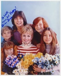 4x852 PARTRIDGE FAMILY signed 8x10 REPRO still 1970s by BOTH Suzanne Crough AND Brian Foster!