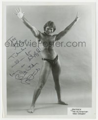 4x494 PATRICK signed 8x10 still 1970s The All American Male Stripper nearly naked!