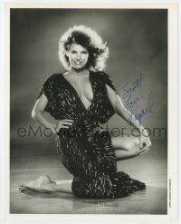 4x859 RAQUEL WELCH signed 8x10 REPRO still 1980s super sexy portrait by Harry Langdon Jr.!