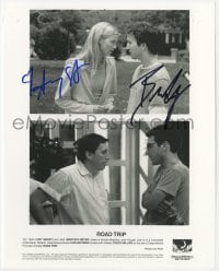 4x518 ROAD TRIP signed 8x10 still 2000 by BOTH Breckin Meyer AND Amy Smart!