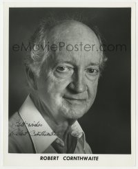 4x519 ROBERT CORNTHWAITE signed 8x10 publicity still 1980s great portrait of the character actor!