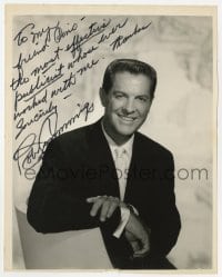 4x520 ROBERT CUMMINGS signed 8x10 publicity photo 1960s seated smiling portrait of the leading man!