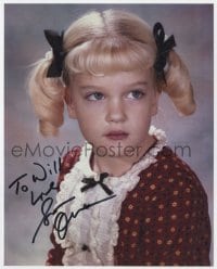 4x873 SUSAN OLSEN signed 8x10 REPRO still 1980s adorable portrait of The Brady Bunch's Cindy!