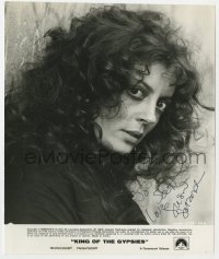 4x551 SUSAN SARANDON signed 8x9.75 still 1978 super close portrait from King of the Gypsies!