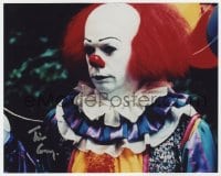 4x696 TIM CURRY signed color 8x10 REPRO still 2000s as creepy clown Pennywise in Stephen King's It!