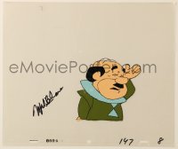 4x067 MEL BLANC signed animation cel 1985 by Mel Blanc, great image of Mr. Spacely from The Jetsons!