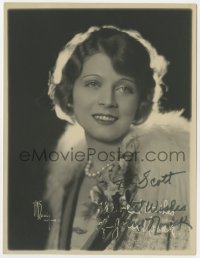 4x116 JANE NOVAK signed deluxe 7x9 fan photo 1920s glamorous portrait of the silent star by Seely!
