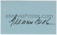 4x609 GREGORY PECK signed 3x5 index card 1980s it can be framed & displayed with a repro!