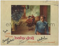 4x028 BABY DOLL signed LC #2 1957 by Karl Malden, Carroll Baker, AND Eli Wallach!