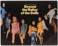 4x029 BEYOND THE VALLEY OF THE DOLLS signed TC 1970 by Russ Meyer, great portrait of the sexy stars!