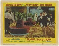 4x045 SOME LIKE IT HOT signed LC #2 1959 by BOTH director Billy Wilder AND star Tony Curtis!