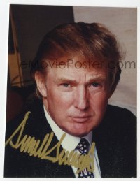 4x151 DONALD TRUMP signed 2x3 REPRO 2000s the President of the United States & business legend!