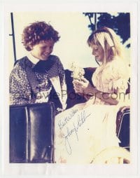 4x155 JOHNNY WHITAKER signed 9x11 color copy 1990s with Jodie Foster in Adventures of Tom Sawyer!