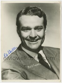 4x180 RED SKELTON signed 5x7 postcard 1950s great smiling portrait of the legendary comedian!