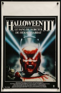4y016 HALLOWEEN III Belgian 1982 Season of the Witch, horror sequel, the night no one comes home!