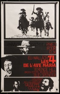 4y133 ACE HIGH French 15x23 R1970s Eli Wallach, Terence Hill, spaghetti western, cool art!