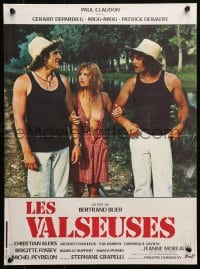 4y178 GOING PLACES French 15x21 R1980s Les Valseuses, Bertrand Blier, Jeanne Moreau, Depardieu