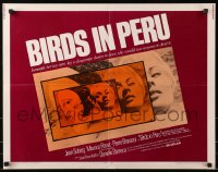 4y721 BIRDS IN PERU 1/2sh 1968 sexy Jean Seberg portraits, she would use anyone to find love!