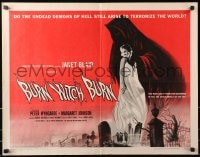 4y731 BURN WITCH BURN 1/2sh 1962 undead demons of Hell arise to terrorize the world!