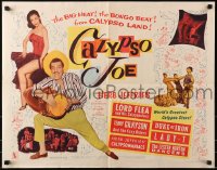 4y737 CALYPSO JOE style B 1/2sh 1957 Herb Jeffries, sexy Angie Dickinson, bongo beat, cool images!