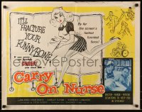 4y739 CARRY ON NURSE 1/2sh 1960 English hospital sex, the screen's fastest funniest farce!