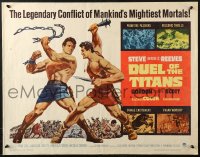 4y771 DUEL OF THE TITANS 1/2sh 1963 Sergio Corbucci, Steve Hercules Reeves vs Gordon Tarzan Scott!
