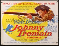 4y827 JOHNNY TREMAIN 1/2sh 1957 Walt Disney, from the Esther Forbes novel, art of Hal Stalmaster!