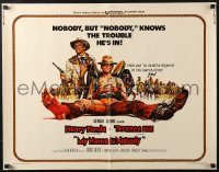 4y876 MY NAME IS NOBODY 1/2sh 1974 Il Mio nome e Nessuno, art of Henry Fonda & Terence Hill!