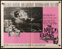 4y882 NIGHT OF THE IGUANA 1/2sh 1964 Richard Burton, Ava Gardner, Sue Lyon, Deborah Kerr, Huston