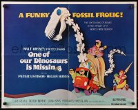 4y890 ONE OF OUR DINOSAURS IS MISSING 1/2sh 1975 Walt Disney, Peter Ustinov, a funky fossil frolic!