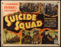 4y947 SUICIDE SQUAD 1/2sh 1936 Norman Foster, really cool firefighter rescue arts, ultra-rare!
