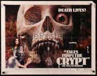 4y950 TALES FROM THE CRYPT 1/2sh 1972 Peter Cushing, Joan Collins, E.C. comics, cool skull image!