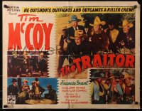 4y969 TRAITOR 1/2sh 1936 directed by Sam Newfield, Tim McCoy western, ultra-rare!