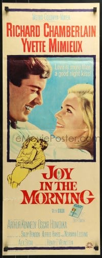 4y568 JOY IN THE MORNING insert 1965 best close up of Richard Chamberlain & Yvette Mimieux!