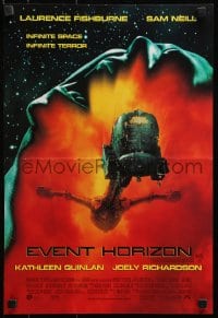 4z073 EVENT HORIZON DS Aust mini poster 1997 ship in decaying orbit around the planet Neptune!