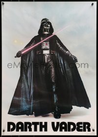 4z140 DARTH VADER 20x28 commercial poster 1977 Seidemann, the Sith Lord w/ lightsaber activated!