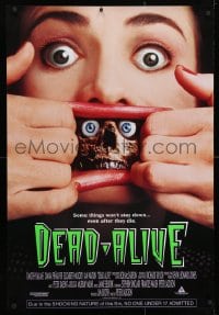 4z619 DEAD ALIVE 1sh 1992 Peter Jackson gore-fest, some things won't stay down!