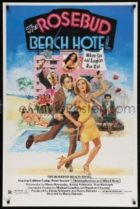 4z862 ROSEBUD BEACH HOTEL 1sh 1984 Colleen Camp, Peter Scolari, sleazy Christopher Lee!
