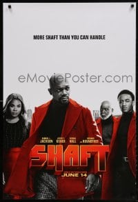 4z875 SHAFT teaser DS 1sh 2019 Samuel L. Jackson in the title role, he's more than you can handle!