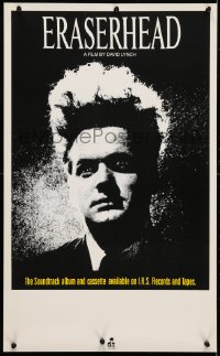 4z021 ERASERHEAD 17x28 music poster 1982 David Lynch, Jack Nance, surreal fantasy horror!
